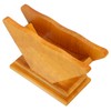 Coffee Filter Paper Holder Countertop Reusable V shaped Wooden Storage
