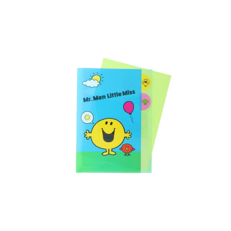 Sunstar Stationery Mr. Men & Little Miss Clear File, 5
