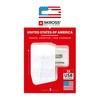 Skross 'Protective Contact' Country Plug Adaptor White One Size