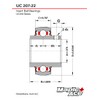 MAPLE ACE UC207-22 Insert Bearing 1-3/8" Bore, Spherical OD with