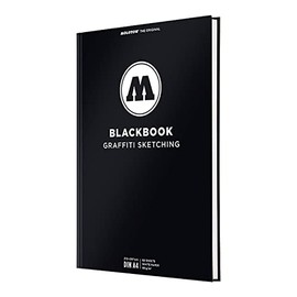 Molotow Blackbook A4 Portrait Graffiti Sketching 68 Sheets 90 g