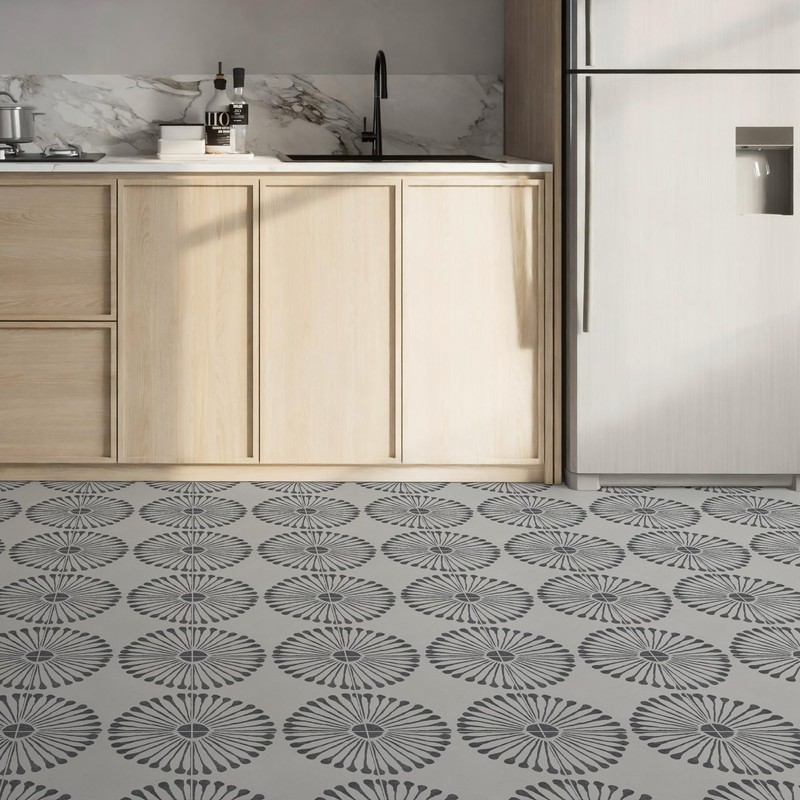 INNO STICKERS 16-Sheet Peel and Stick Floor and Wall Tile,