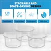 Concept4u Reusable Plastic Pots *CHOOSE YOUR SIZE* | Round Food