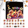 2026 Halloween Countdown Calendar, Reusable Miniature Pumpkin Set, Gift