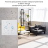 Smart Wall Touch Switch 433MHz Tempered Glass Panel Wiring Free