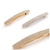 Generic 4pcs Crystal Hair Clips for Women and Elegant Golden