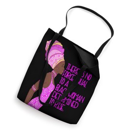 Black Queen No Force Equal Black Woman Determined To Rise Tote Bag