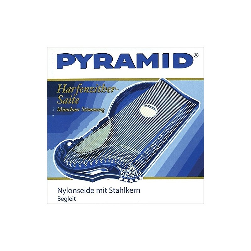 Pyramid Pyramid Zither Nylon Silk Steel Core String, Harp/Air Resonance