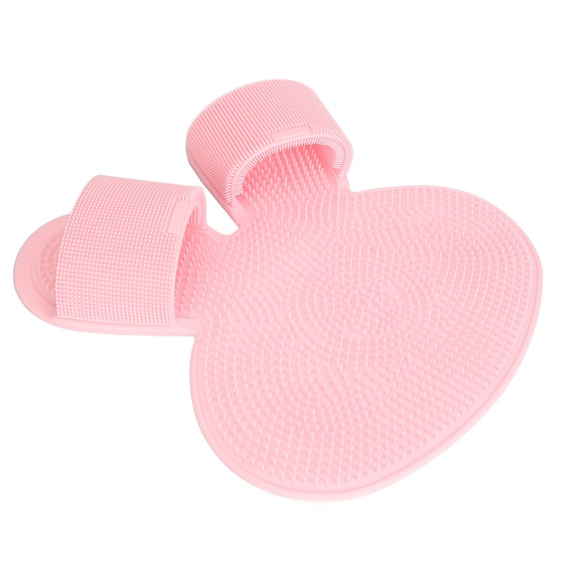 Foot Scrubber Shower Mat with Strong Suction Cups Prevent Slip