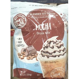 BIG TRAIN BLENDED ICE COFFEE, MOCHA, 3.5 POUND