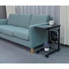 AIZ Overbed Table, Height Adjustable Sofa Side Slide Under Table,
