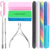 Kit de limas de uñas, 4 piezas de lima de