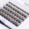 SISILILY Individual Eyelashes with Eyelash Glue Kit, 45 Pieces, Individual