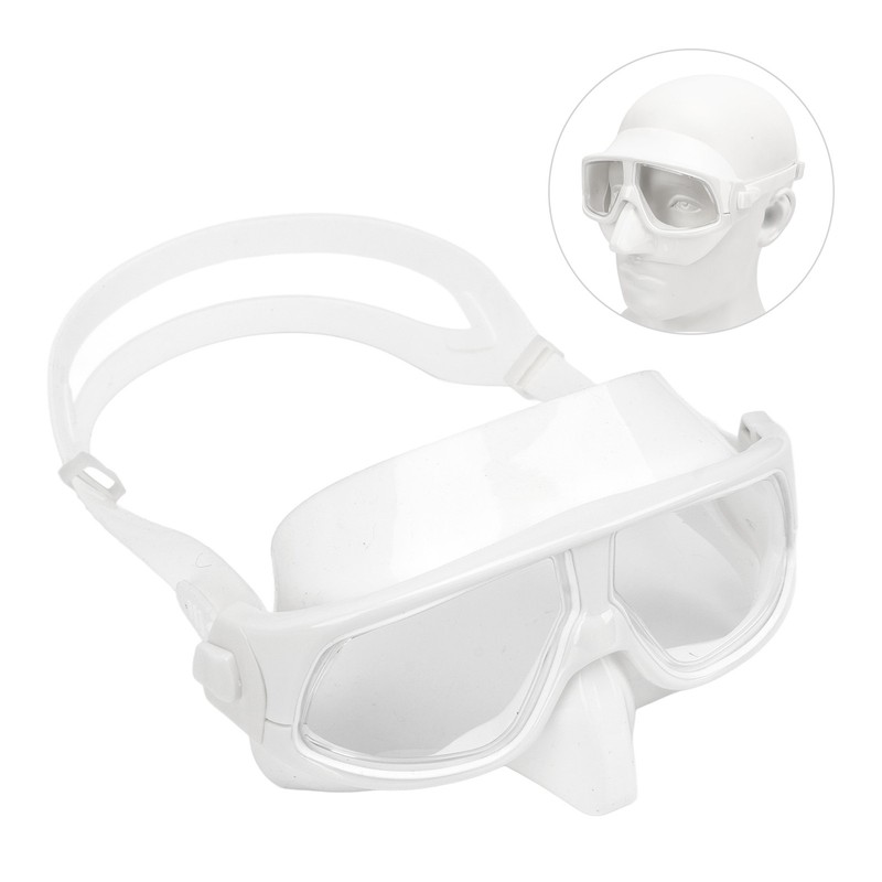 Diving Goggles Dual Use PC Silicone Antifog Waterproof Scuba Diving