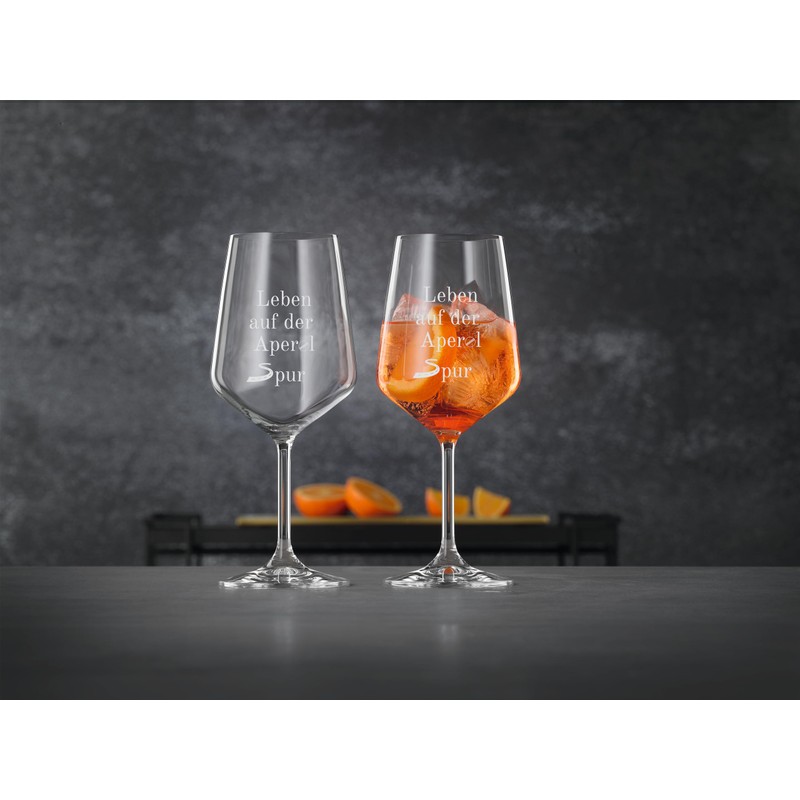 Spiegelau & Nachtmann Style Aperol Glass 630 ml with Engraving