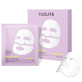 Mascarilla Facial De Gel De Colágeno Profundo, Mascarilla Facial De Biocolágeno Para Una Piel Radiante, Mascarilla Nocturna Hidratante De Hidrogel, Colágeno De Bajo Peso Molecular Para Reafirm