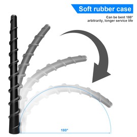 CGEAMDY Car Roof Antenna, 18 cm Short Car Radio Antenna with Strong Reception, PVC Rubber Antenna, Very Flexible Retrofit Antenna, Car Antenna with Strong Reception Function