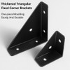 Corner Brackets 66mm x 66mm Triangle Corner Braces Connector Metal