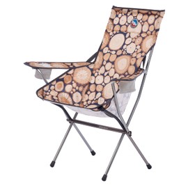 Big Agnes Big Six Armchair - High & Wide Luxury Camp Chair, Wood