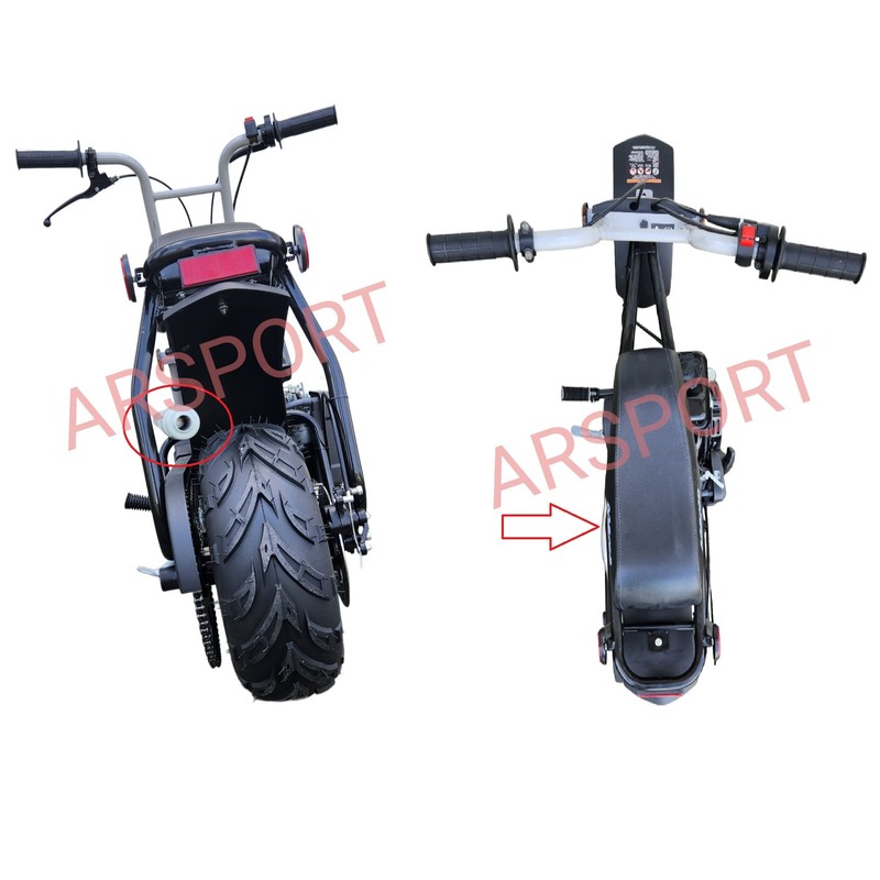 Exhaust Muffler for Massimo Mini Bike MB100 Mini Bike Off-Road