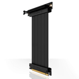 EZDIY-FAB [30cm] PCIE 3.0 16x Extreme High Speed Riser Cable PCI Express Port GPU Extension Card-Right Angle Connector