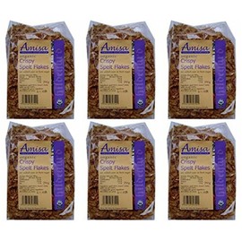 (6 Pack) - Amisa - Organic Crispy Spelt Flakes | 250g | 6 Pack Bundle