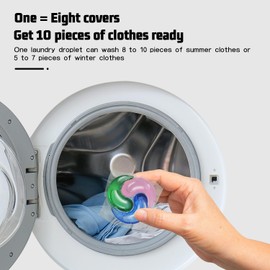 Laundry Detergent Pods,Washing Machine Pods,3 in 1 Aroma Enhance Forest Scent,Effective Clothes Cleaning Solution,30 Count(FOREST)