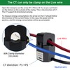 WiFi Energy Monitor with 2 * 80A Clamps, Real-Time Electricity