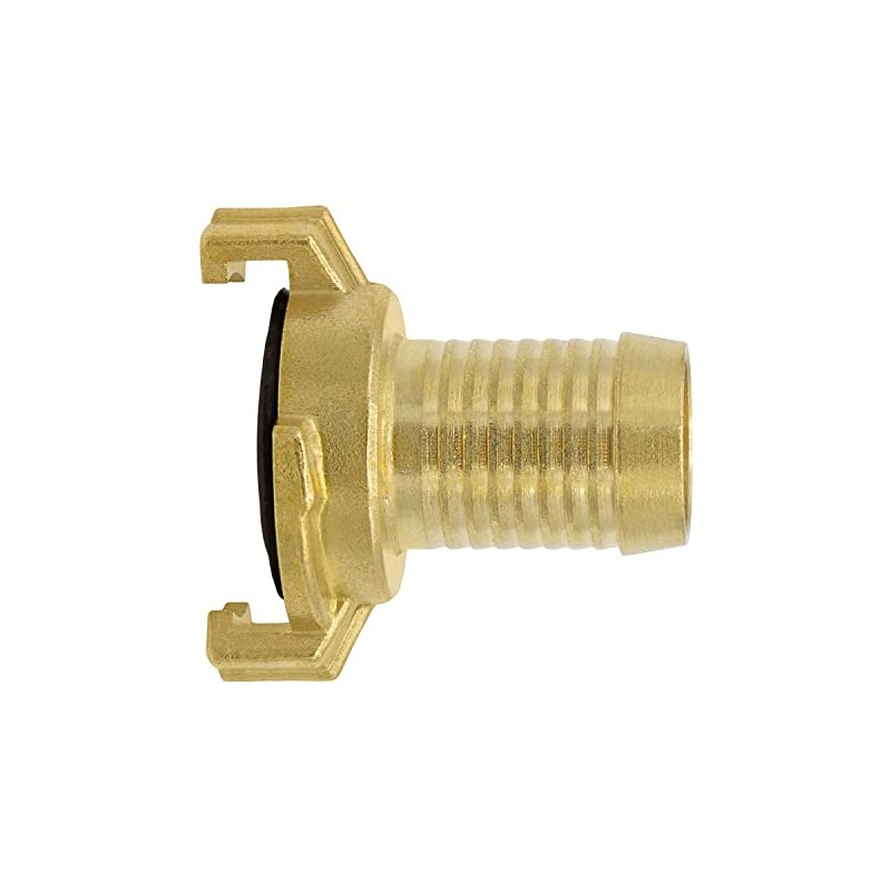 Variosan Plain Brass Quick Hose Connector, Nozzle, Untreated Brass, Geka