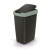 Keden Compacta Q Rubbish Bin with Swing and Hinged Lid,