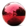 SUCREVING Stainless Steel Red Gazing Mirror Ball,12inch