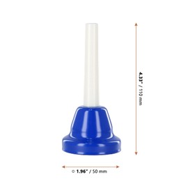 CHUENHEI Set of 8 Hand Bells Set, 8 Notes Colourful Hand Bells, Diatonic Metal Bells, Colourful Musical Bells Hand Bell, Music Early Education for Festival, Music Lessons