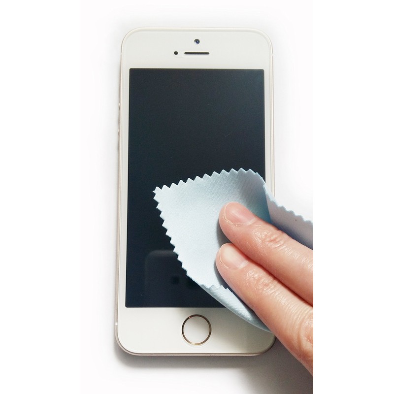 Hana Cloth Microfiber Cloth Set of 20 (Sky Blue, 15cmx18cm)