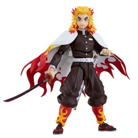 Max Factory Demon Slayer: Kimetsu no Yaiba: Kyojuro Rengoku Figma Action Figure Multicolor