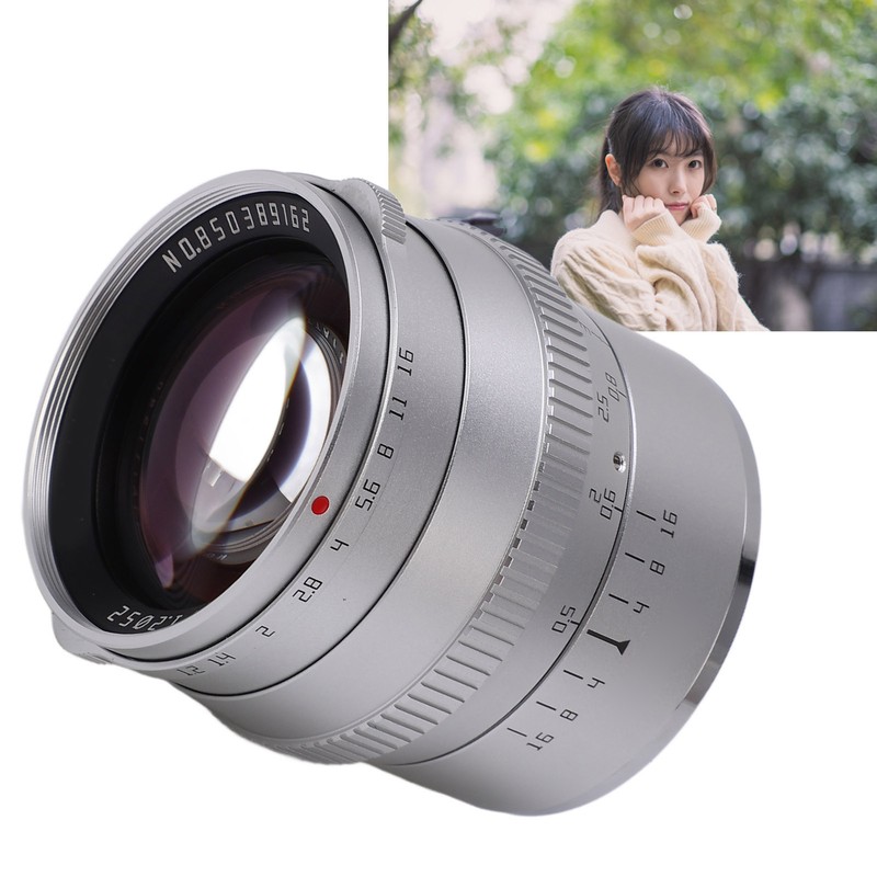 TTArtisan 50mm F1.2 APS C Manual Focus Lens Large Aperture