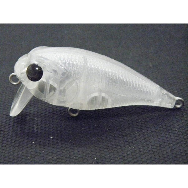 wLure 10 Blank Unpainted Crankbait Wide Wobble Surface Walking Bait Fishing Lures with Free Eyes UPC655
