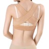 Dunimed Posture Corrector for Women (Black and Beige)
