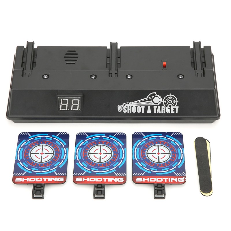 Soft Water Bomb Shooting Toy Sound Light Electronic Scoring Automatic