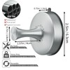 DGYB Suction Cup Hooks for Shower 2-Pcs Heavy-Duty 15LB Max
