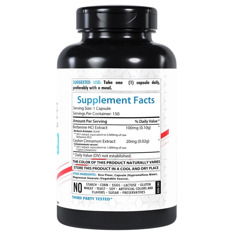 Berberine with Ceylon Cinnamon 5000mg