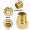Screw Fitting Transition, 16 mm x 1/2 Male Thread, Clamping