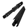 VADANIA 12" Black Heavy Duty Drawer Slide with Lock #D53,