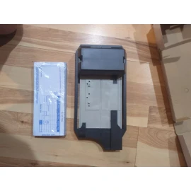 Addressograph Manual Credit Card Imprinter Slider and 100 Long Slips Bartizan