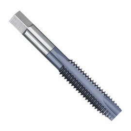 Kodiak Cutting Tools KODIAK214157 USA Made Tap, Spiral Point, Ground Threads High Speed Steel, AlTiN Coated, 2 Flute, 0.255" Shank, 1" Thread Length, 2-1/2" Overall Length