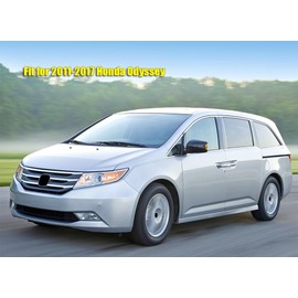 SHIBIDEBAOHUA Sun/Rain Guards Wind Deflector Window Visor Compatible with 2011-2017 Honda Odyssey, Sun Visor Shield, Tape-On 4 pcs