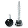 Low Profile Mechanical Galvanized Roofing Screws Black Finish - #10