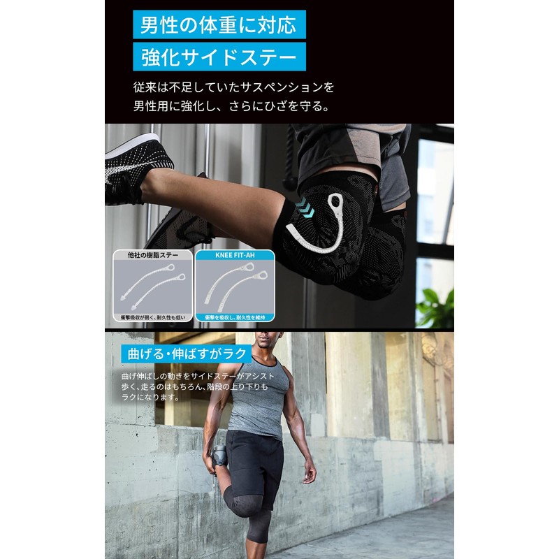 IWAMA HOSEI (岩間縫製) 膝サポーター 膝 サポーター 膝 スポーツ 大きいサイズ ランニング