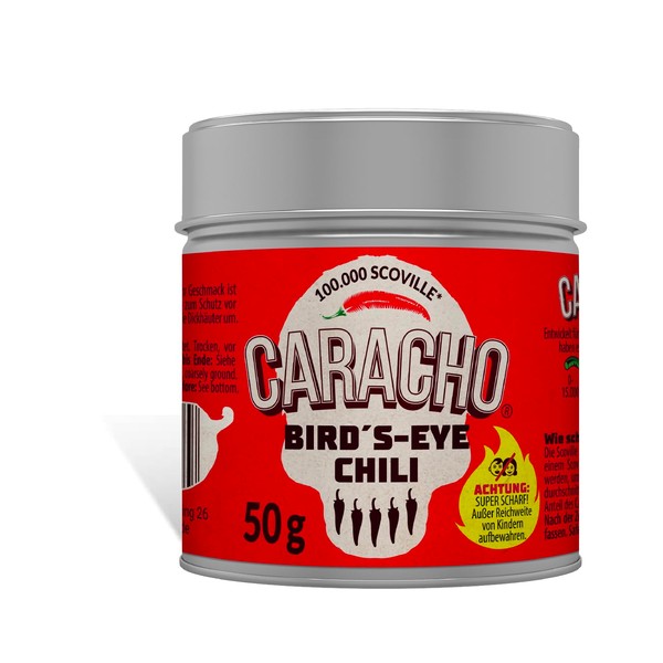 CARACHO 50 g Bird Eye Chilli Flakes - 100% Extremely