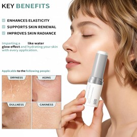 PDRN Multi Balm Stick - Collagen Wand Stick - Enhance Skin Elasticity & Radiance In One Balm - Brighten & Firming For Face & Body Redness & Dullness - Vegan Skincare