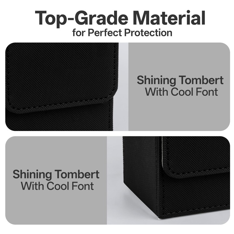 KKTROVE Trading Card Storage Box, Magnetic Deck Case, 100+ Card